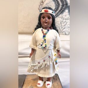 Vintage Native American Indian Doll